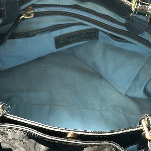 Dooney & Bourke Brenna Patent Leather bag black $411 - Picture 13 of 15